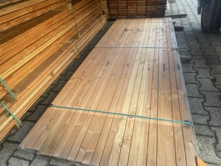 Ca. 14x Douglas zweeds rabat, 12x148mm, lengte 300cm